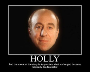 ... this image include: funny, holly, quotes, red dwarf and norman lovett
