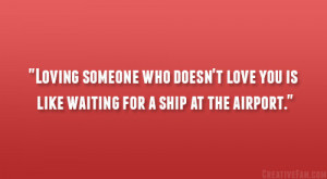 Waiting For Someone Love Quotes Loving someone quote.