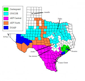 ERCOT AND OTHER TEXAS ELECTRICITY MAP