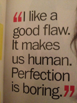 Quote from Kiera Knightly in Marie Claire magazine