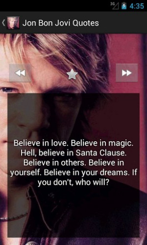 View bigger - Bon Jovi Best Quotes for Android screenshot