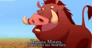 hakuna matata, lion king