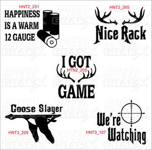 CUSTOM-VINYL-DECAL-HUNTING-DECAL-FUNNY-HUNTING-QUOTES-SAYINGS-WINDOW ...