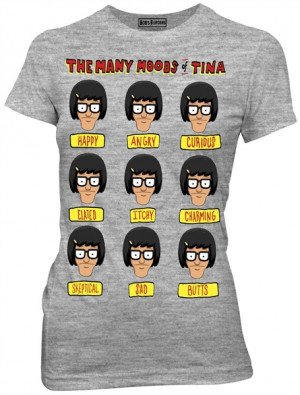 ... Bob’s Burgers T-Shirt Available NOW!Get “The Many Moods of Tina