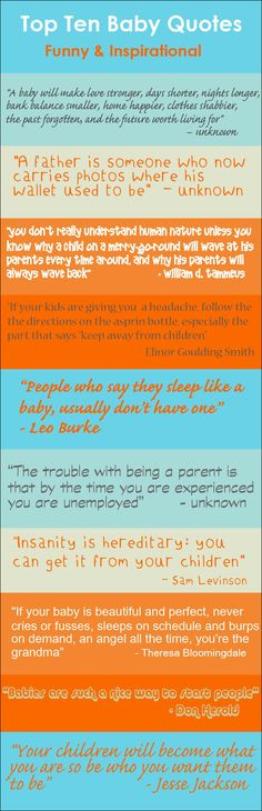 Ten Baby Quotes - Funny And Inspirational! Loving Hearts Child Care ...