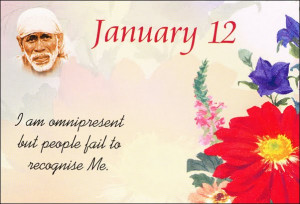 Shri Shirdi Sai Speaks-12th Jan/ Thank You for all the wonderful and ...
