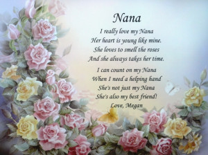Personalized Nana Poem