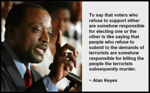 Alan Keyes on Rejecting Romney and Obama