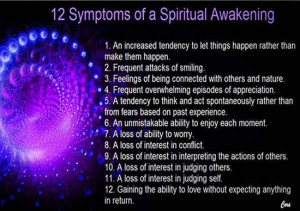 12 symptoms of a spiritual awakening