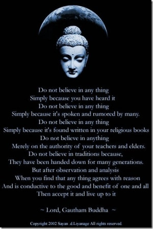Wise words from the Buddha