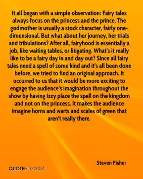 and the prince. The godmother is usually a stock character, fairly one ...