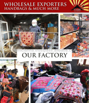 Beautiful Turquoise Hmong Hill Tribe Stone Necklace with Brass Beads ...