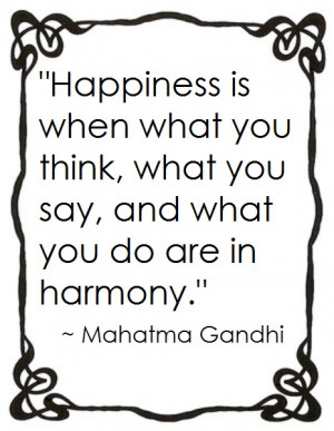 gandhi quote.happiness