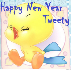 Happy-new-year-tweety-quote-funny-2015 | 3D Wallpapers Best