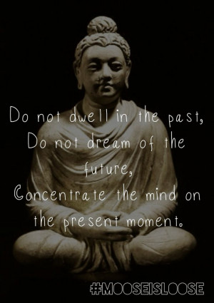 ... future, concentrate the mind on the present moment. ~ Buddha #Quote