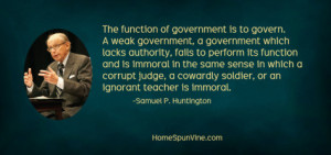 Samuel P. Huntington Quote