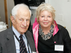 ... City District Attorney Robert Morgenthau and his wife Lucinda Franks