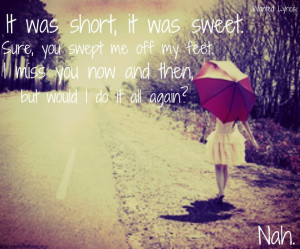 Nah- Shania Twain. LOVE THIS SONG.