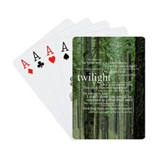 Twilight Quotes Playing Cards for