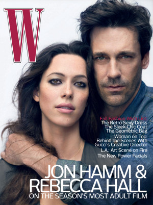 and Quotes From The Town's Jon Hamm and Rebecca Hall in W 2010 ...