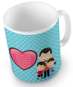 Papa Ke Quotes Tea Coasters With Coffee Mug_View_4/flowers-gifts/gift ...