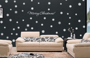 vinyl wall quotes Merry Christmas