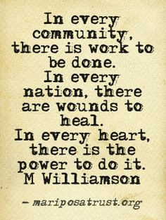 you have the power to do it and make a difference More