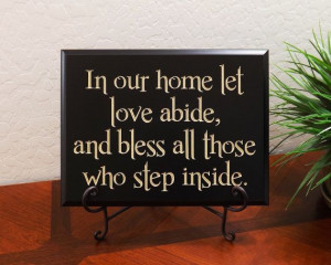 Decorative Carved Wood Sign with quote In our by TimberCreekDesign, $ ...