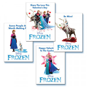 ... the love this Valentine’s Day with your favorite Frozen characters
