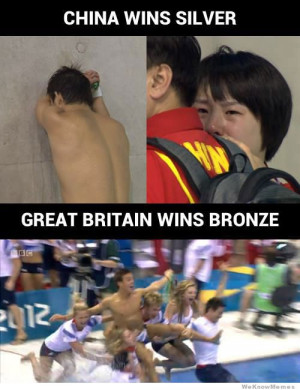 China Vs Great Britain: Olympic Medal Celebrations