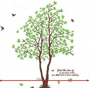 Removable Quote Art Vinyl Wall Sticker Home Decor Decal DIY Green Tree ...