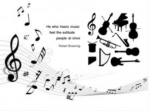 He Who Hears Music Feel The Solitude People At Once ” Robert ...