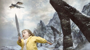 the chubby girl vs dragons in skyrim