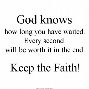 God know how long you have waited. Every second will be worth it in ...