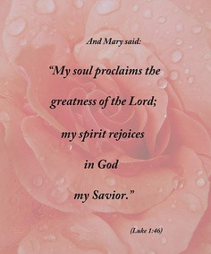 ... Of The Lord My Spirit Rejoices In God My Savior ” ~ Bible Quotes