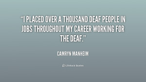 Quotes About Deaf People