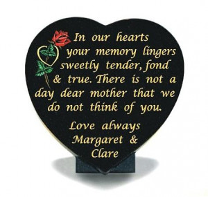 Mother Memorial Heart
