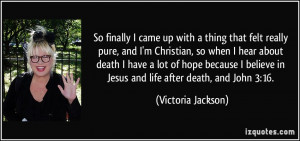 Christian Life After Death Quotes