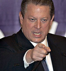 Nobel Peace Prize winner Al Gore addresses the UN climate change ...