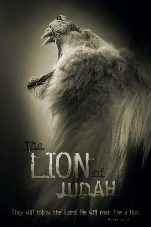 christian posters lion judah