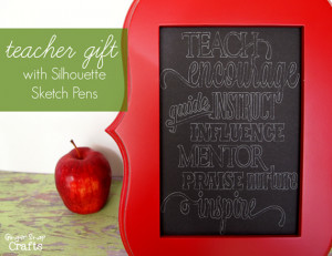 20 Teacher Gift Ideas from The Silhouette Challenge