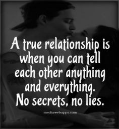 Honesty In Relationships