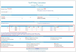 with no account help on rate quote how to submit a tariff rate quote