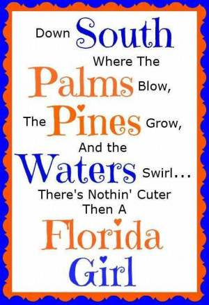 true blue Florida girl, y'all