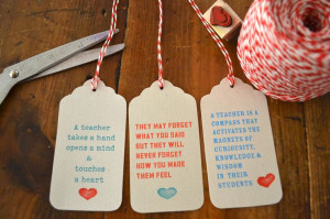 Free printable gift tags for teachers