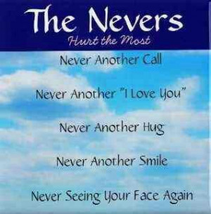 Until I see you again. . . In heaven