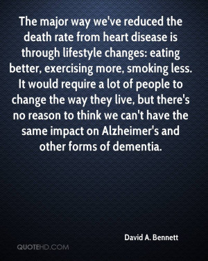 The major way we've reduced the death rate from heart disease is ...