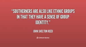 ... also like ethnic groups in that they have a sense of group identity