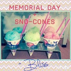 Memorial Day + no-Cones = Bliss, carnival fun amd food