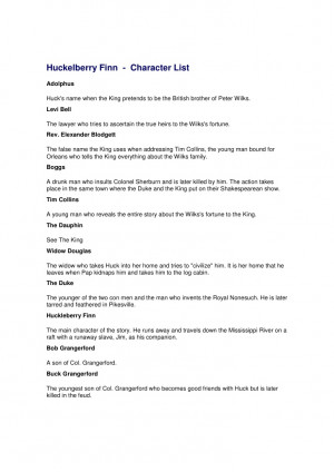 Huck Finn